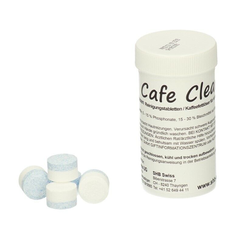 SHB 2-Phasen Reinigungs-Tabletten für Kaffeevollautomaten 14 Stück Dose